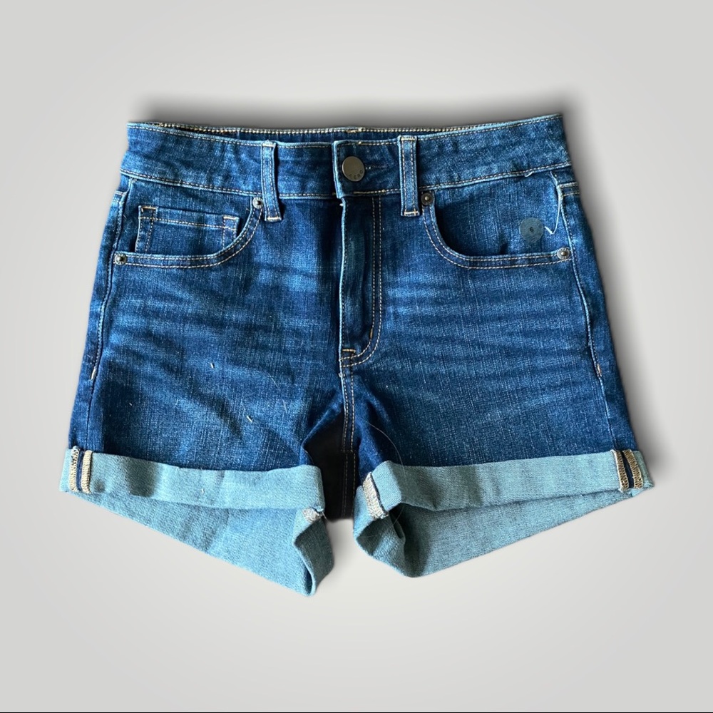 Aeropostale high rise midi shorts